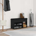 Bancă pentru pantofi Negru 80 x 30 x 45 cm Lemn compozit - WALTI WALTI