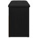 Bancă pentru pantofi Negru 80 x 30 x 45 cm Lemn compozit - WALTI WALTI