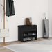 Bancă pentru pantofi Negru 60 x 30 x 48 cm Lemn compozit - WALTI WALTI