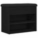 Bancă pentru pantofi Negru 60 x 30 x 48 cm Lemn compozit - WALTI WALTI