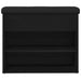 Bancă pentru pantofi Negru 60 x 30 x 48 cm Lemn compozit - WALTI WALTI