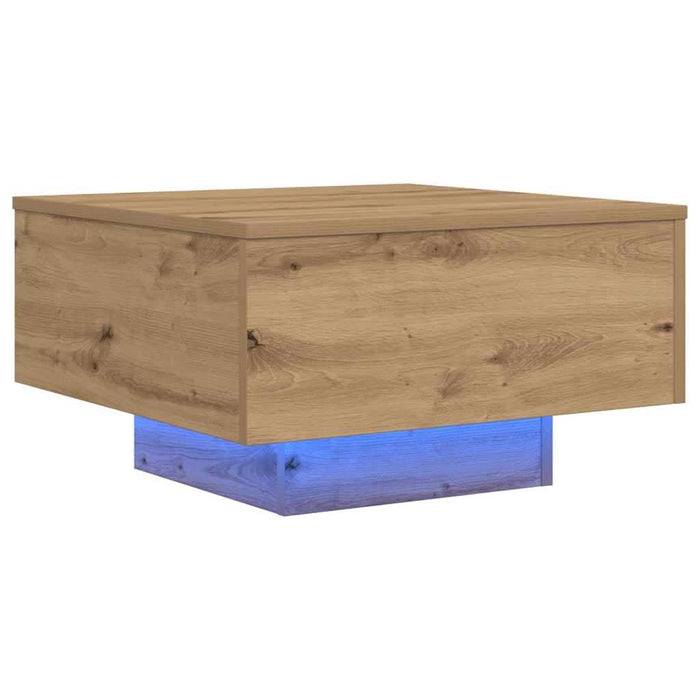 Masă de cafea Stejar Artizanal 55 x 55 x 31 cm Lemn compozit - WALTI WALTI