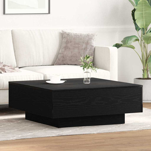 Masă de cafea Stejar Negru 80 x 80 x 31 cm - WALTI WALTI