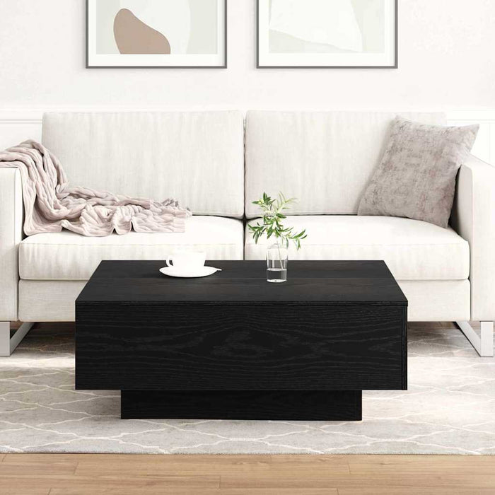 Masă de cafea Stejar Negru 80 x 80 x 31 cm - WALTI WALTI