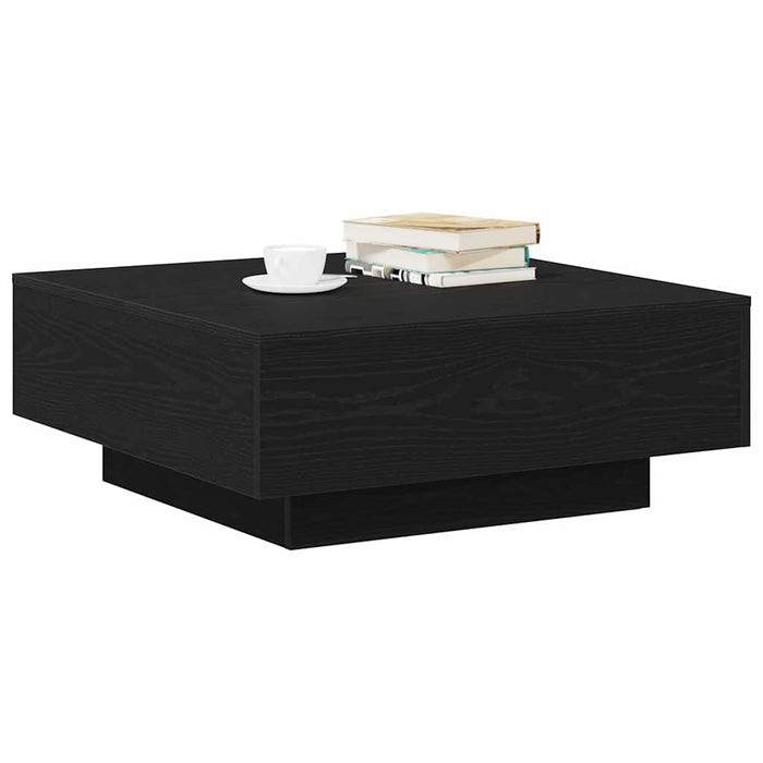 Masă de cafea Stejar Negru 80 x 80 x 31 cm - WALTI WALTI