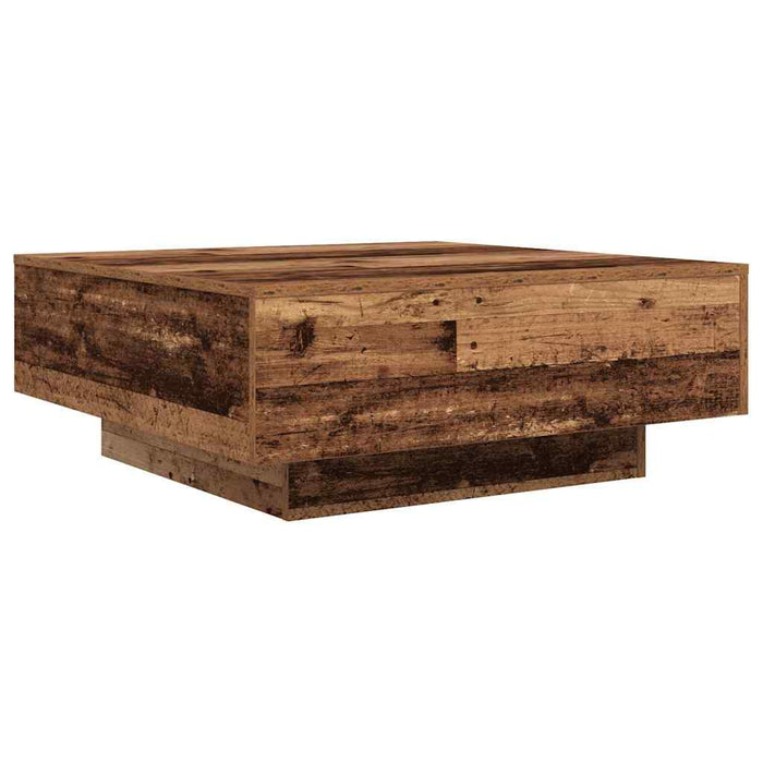 Masă de cafea Lemn vechi și albastru 80 x 80 x 31 cm - WALTI WALTI