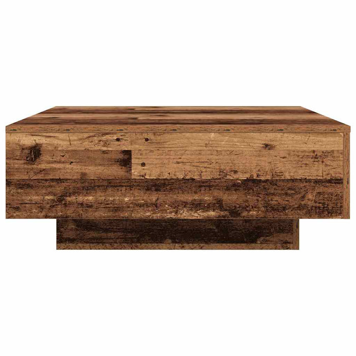 Masă de cafea Lemn vechi și albastru 80 x 80 x 31 cm - WALTI WALTI