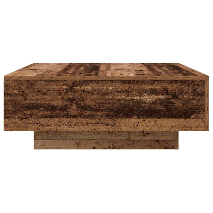 Masă de cafea Lemn vechi și albastru 80 x 80 x 31 cm - WALTI WALTI
