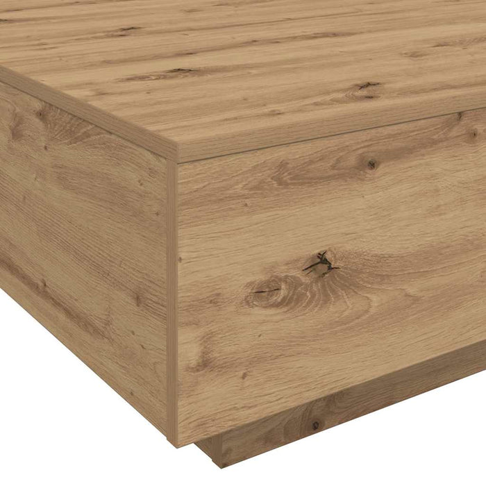 Masă de cafea Stejar Artizanal 80 x 80 x 31 cm Lemn compozit - WALTI WALTI