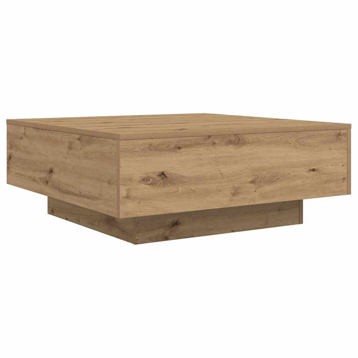 Masă de cafea Stejar Artizanal 80 x 80 x 31 cm Lemn compozit - WALTI WALTI