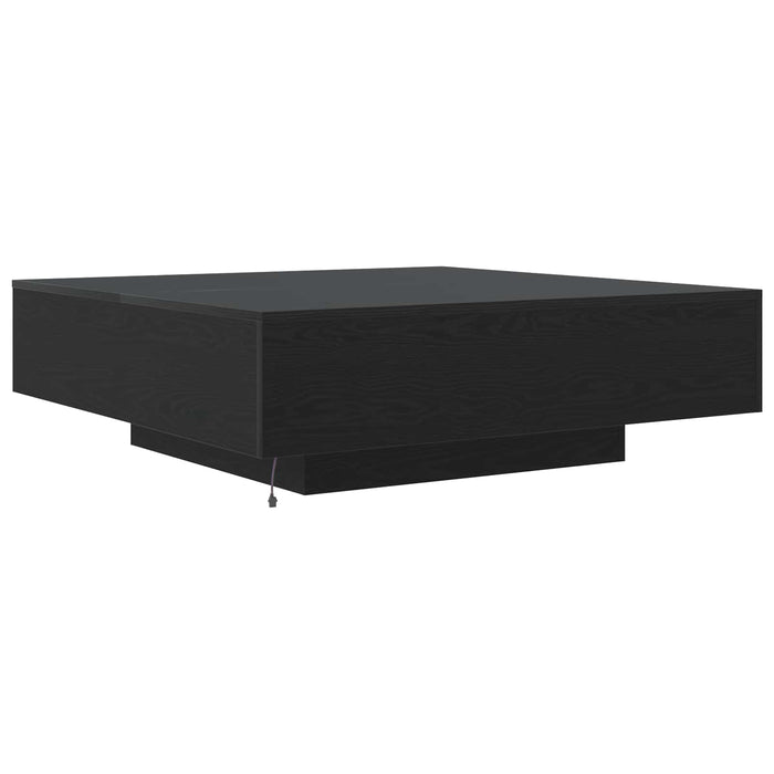 Masă de cafea Stejar Negru 100 x 100 x 31 cm Lemn compozit - WALTI WALTI