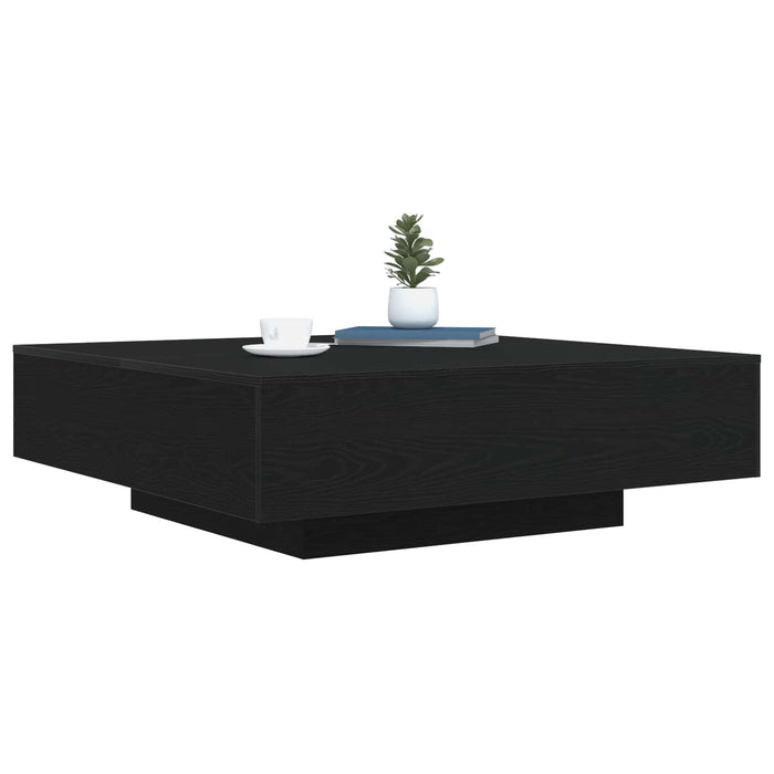 Masă de cafea Stejar Negru 100 x 100 x 31 cm Lemn compozit - WALTI WALTI