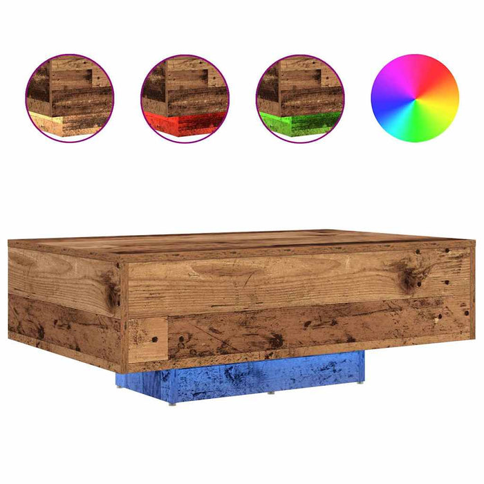 Masă de cafea Lemn vechi 85 x 55 x 31 cm Lemn compozit - WALTI WALTI