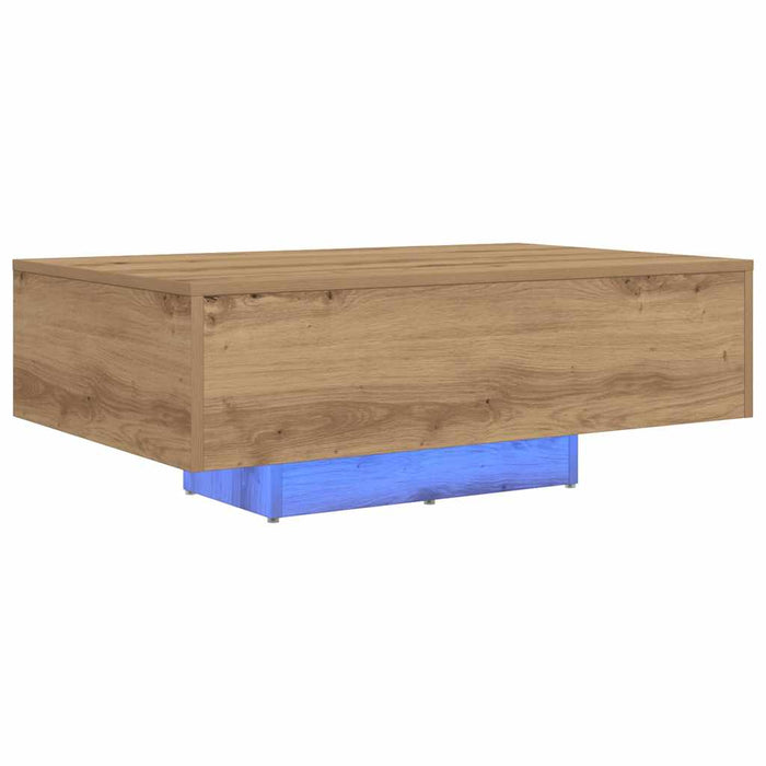 Masă de cafea Stejar Artizanal 85 x 55 x 31 cm Lemn compozit - WALTI WALTI