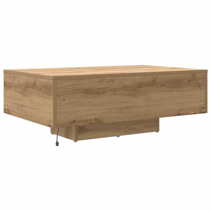 Masă de cafea Stejar Artizanal 85 x 55 x 31 cm Lemn compozit - WALTI WALTI