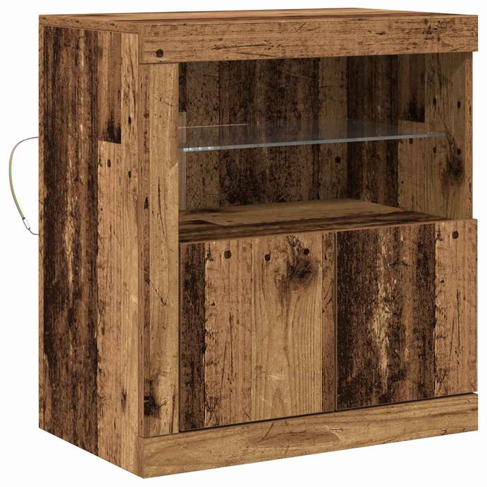 Bufet LED Maro 60,5 x 37 x 67 cm Lemn compozit - WALTI WALTI