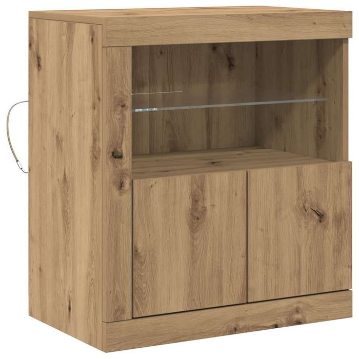 Bufet LED Maro 60,5 x 37 x 67 cm Lemn compozit - WALTI WALTI