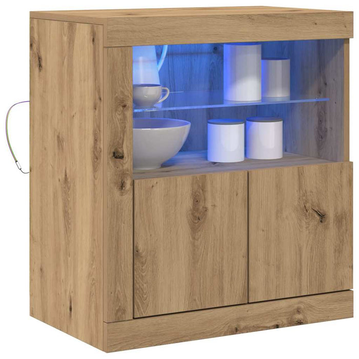 Bufet LED Maro 60,5 x 37 x 67 cm Lemn compozit - WALTI WALTI