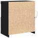 Bufet LED Negru 60,5 x 37 x 67 cm Lemn compozit - WALTI WALTI