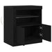 Bufet LED Negru 60,5 x 37 x 67 cm Lemn compozit - WALTI WALTI