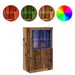Bufet LED Lemn vechi 60,5 x 37 x 100 cm Lemn compozit - WALTI WALTI