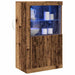 Bufet LED Lemn vechi 60,5 x 37 x 100 cm Lemn compozit - WALTI WALTI