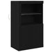 Bufet LED Stejar Negru 60,5 x 37 x 100 cm Lemn compozit - WALTI WALTI