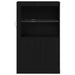 Bufet LED Stejar Negru 60,5 x 37 x 100 cm Lemn compozit - WALTI WALTI