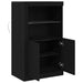 Bufet LED Stejar Negru 60,5 x 37 x 100 cm Lemn compozit - WALTI WALTI