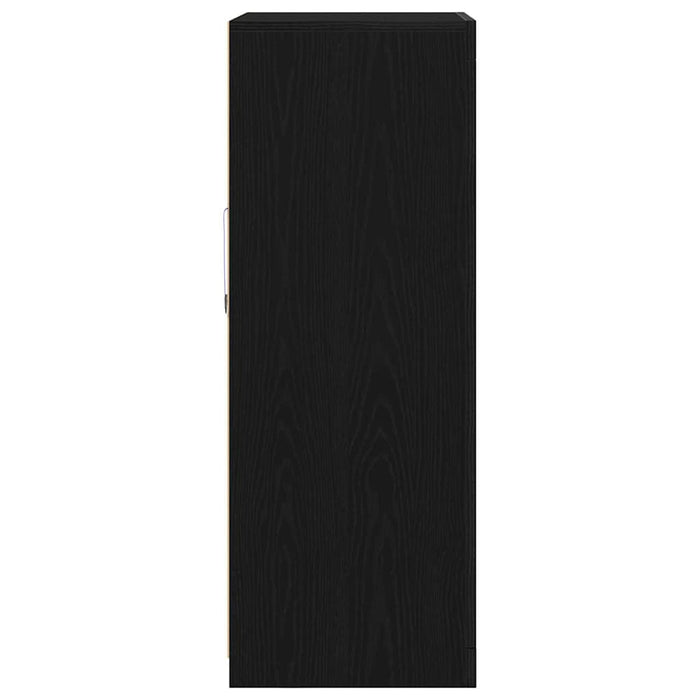 Bufet LED Stejar Negru 60,5 x 37 x 100 cm Lemn compozit - WALTI WALTI