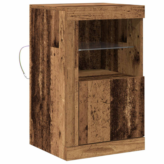 Bufet LED Lemn vechi 41 x 37 x 67 cm Lemn compozit - WALTI WALTI