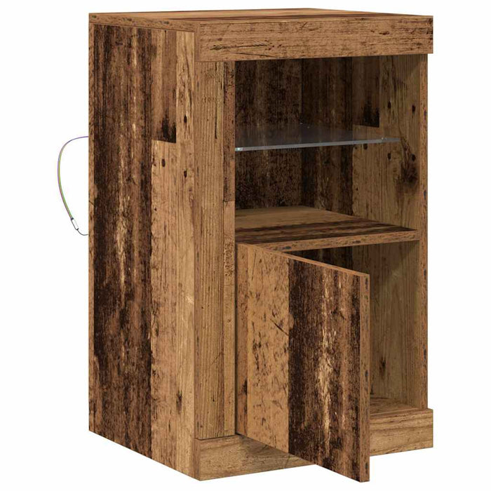 Bufet LED Lemn vechi 41 x 37 x 67 cm Lemn compozit - WALTI WALTI