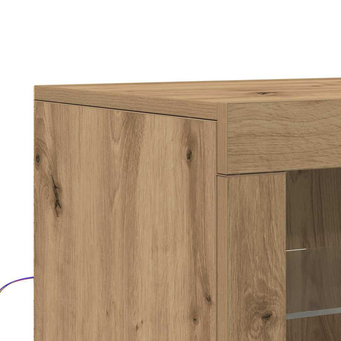 Bufet LED Stejar Artizanal 41 x 37 x 67 cm Lemn compozit - WALTI WALTI