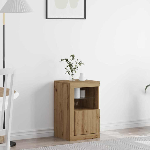 Bufet LED Stejar Artizanal 41 x 37 x 67 cm Lemn compozit - WALTI WALTI