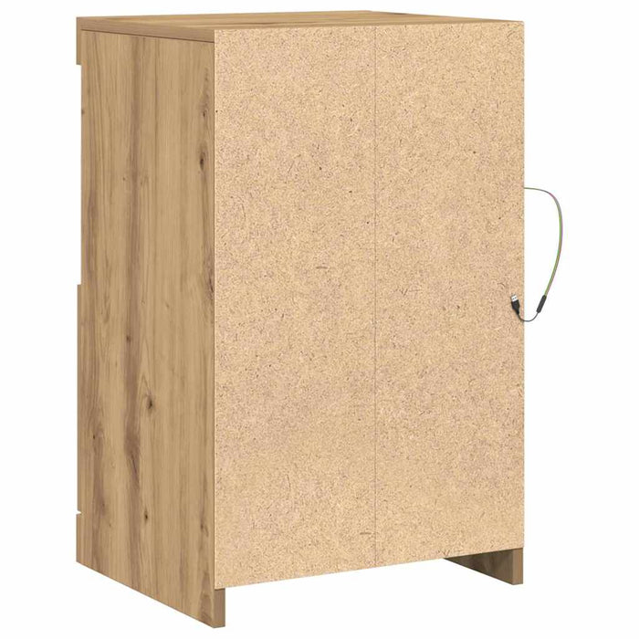 Bufet LED Stejar Artizanal 41 x 37 x 67 cm Lemn compozit - WALTI WALTI