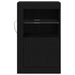 Bufet LED Stejar Negru 41 x 37 x 67 cm Lemn compozit - WALTI WALTI