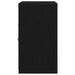 Bufet LED 2 pcs Stejar Negru 41 x 37 x 67 cm Lemn compozit - WALTI WALTI