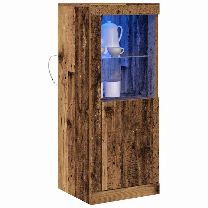 Bufet LED Maro 41 x 37 x 100 cm Lemn compozit - WALTI WALTI