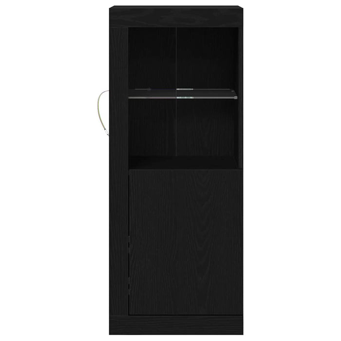 Bufet LED Negru 41 x 37 x 100 cm Lemn compozit - WALTI WALTI