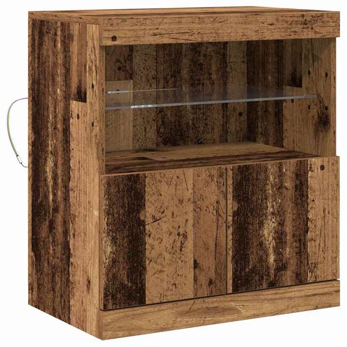 Bufet LED Maro 60,5 x 37 x 67 cm Lemn compozit - WALTI WALTI