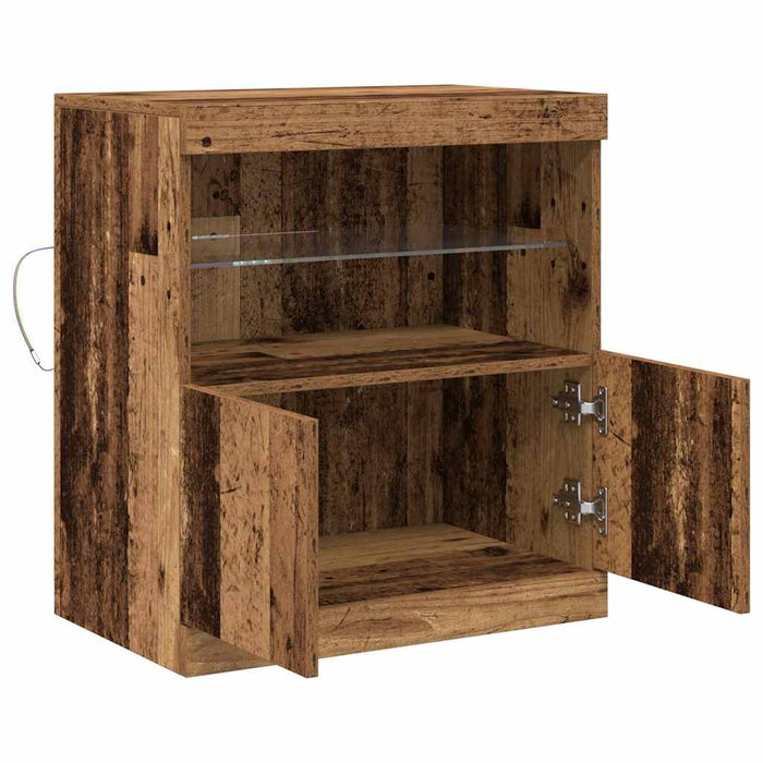 Bufet LED Maro 60,5 x 37 x 67 cm Lemn compozit - WALTI WALTI