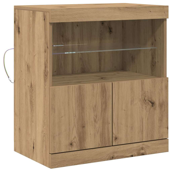 Bufet LED Maro 60,5 x 37 x 67 cm Lemn compozit - WALTI WALTI