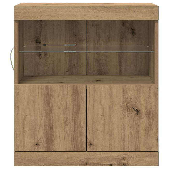 Bufet LED Maro 60,5 x 37 x 67 cm Lemn compozit - WALTI WALTI