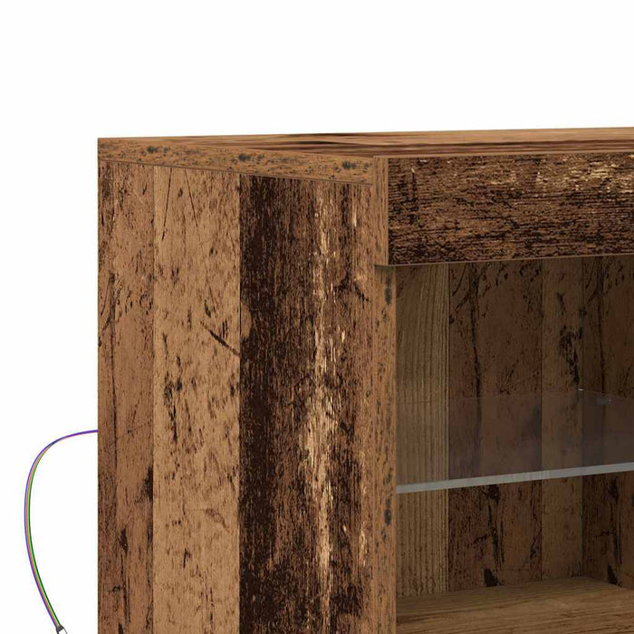 Bufet LED Maro 81 x 37 x 66,5 cm Lemn compozit - WALTI WALTI