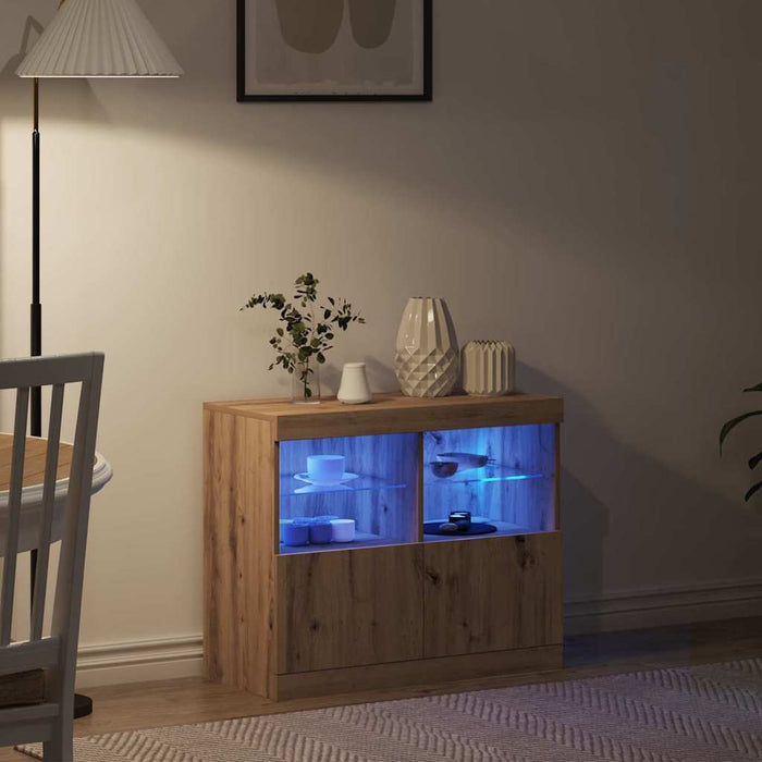 Bufet LED Maro 81 x 37 x 66,5 cm Lemn compozit - WALTI WALTI