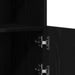 Bufet LED Negru 81 x 37 x 66,5 cm Lemn compozit - WALTI WALTI