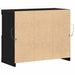 Bufet LED Negru 81 x 37 x 66,5 cm Lemn compozit - WALTI WALTI