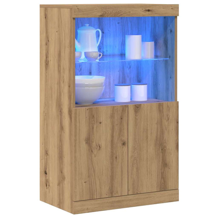 Bufet LED Maro 60 x 37 x 100 cm Lemn compozit - WALTI WALTI