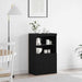 Bufet LED Negru 60 x 37 x 100 cm Lemn compozit - WALTI WALTI