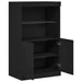 Bufet LED Negru 60 x 37 x 100 cm Lemn compozit - WALTI WALTI